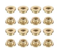 QUARKZMAN 16Pcs Douilles À Bride, Alésage 6mm x Diamètre Extérieur 10mm x Longueur 6mm, Roulements Auto-Lubrifiants En Bronze Fritté