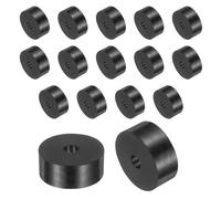 QUARKZMAN 16pcs Entretoises en Caoutchouc, Rondelle Plate Rondes Anti-Vibration, Joint Grommets Amortisseur pour Connexions Électriques Réparation Voiture, 40x10x15mm (OD x ID x Hauteur)