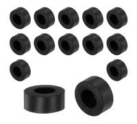 QUARKZMAN 16pcs Entretoises en Caoutchouc, Rondelles Caoutchouc Anti-Vibration Épaisses Amortisseur Coussins pour Accessoires Maison Voiture Réparation, 20mm OD x 10mm ID x 8mm Hauteur