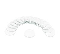 QUARKZMAN 16pcs Verre de Montre en Cristal, 24mm Lentille en Verre Rond À Dôme Unique pour Cadran de Montre, Pièces de Rechange pour Réparation D'Horloger, Transparent