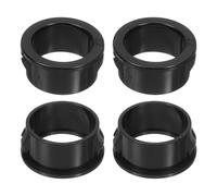 QUARKZMAN 18 Pcs Passe-câble à Clip, Diamètre de Montage de 7/8" Noir Rond en Nylon, Protège-câble à Clip en Plastique, Passe-câble pour Câblage