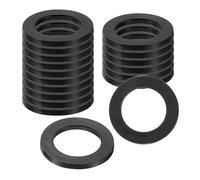 QUARKZMAN 18Pcs Rondelle Caoutchouc 30mm OD x 20mm ID x 2.5mm Épaisseur Rondelle Plate pour Boulons, Entretoises, Pommeau de Douche, Plomberie, Raccord de Tuyau