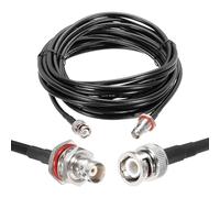 QUARKZMAN 1PC Câble Coaxial RG58 20ft/6.1 M, Câble Coaxial BNC Mâle Vers BNC Femelle 50 Ohm Faible Perte Pour CB Radio, Ham Radio, Antenna Analyzer