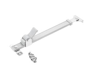 QUARKZMAN 1Pcs 15 Pouces Fenêtre Charnières, Inoxydable Acier À battant Fenêtre Compas, Réglable Friction Entretoise avec Vis, Argent