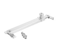 QUARKZMAN 1Pcs 300mm Battant Compas Fenêtre Loquet, Inox Acier Battant Fenêtre Compas, Réglable Friction Compas Charnières Fenêtre Entretoise, Spray Argent