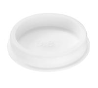 QUARKZMAN 1Pcs Bouchon De Trou en Silicone, Bouchons Ronds en Caoutchouc Étanches Bouchons De Bouteille Coque D'extrémité De Tube pour Trou De 77mm/3.03" pour Bathtub Bottle, Blanc