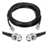 QUARKZMAN 1PCS Cable Coaxial RG58 12ft/3.7 M, Cable Coaxial BNC Male Vers BNC Male 50 Ohm Cable A Faible Perte Pour CB Radio, Ham Radio, Analyseur D'Antenne