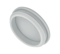 QUARKZMAN 1Pcs Cache Trou Meuble Bouchon Silicone 50.6mm Diamètre de Montage Gris Largeur de Rainure Étroite 5mm Joint de Panneau Rond pour Cloisons de Cuisine, Couvercle d'Étanchéité