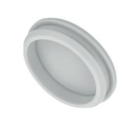 QUARKZMAN 1Pcs Cache Trou Meuble Bouchon Silicone 52.6mm Diamètre de Montage Gris Largeur de Rainure Étroite 5mm Joint de Panneau Rond pour Cloisons de Cuisine, Couvercle d'Étanchéité