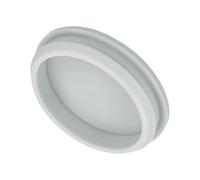 QUARKZMAN 1Pcs Cache Trou Meuble Bouchon Silicone 54.6mm Diamètre de Montage Gris Largeur de Rainure Étroite 5mm Joint de Panneau Rond pour Cloisons de Cuisine, Couvercle d'Étanchéité