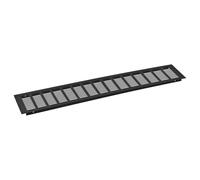 QUARKZMAN 1Pcs Grille de Ventilation Rectangulaire en Alliage d'Aluminium avec Maille, Couvercle de Ventilation à Persiennes pour Armoire, Penderie, Placard, 600x100mm/23.62"x3.94"