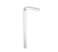 QUARKZMAN 1Pcs Jeu de Clés à Tête Carrée en Forme de L, Clé à Boulon à 4 Points en Acier au Chrome-Vanadium de 4 mm pour les Projets de Bricolage de Réparation à Domicile de Base, Argent