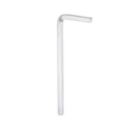 QUARKZMAN 1Pcs Jeu de Clés à Tête Carrée en Forme de L, Clé à Boulon à 4 Points en Acier au Chrome-Vanadium de 3 mm pour les Projets de Bricolage de Réparation à Domicile de Base, Argent