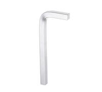 QUARKZMAN 1Pcs Jeu de Clés à Tête Carrée en Forme de L, Clé à Boulon à 4 Points en Acier au Chrome-Vanadium de 7 mm pour les Projets de Bricolage de Réparation à Domicile de Base, Argent