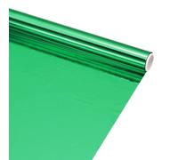 QUARKZMAN 1Pcs Rouleau De Feuille De Transfert Métallisée Laser Vert À Chaud À Chauffage Thermique Étincelantes, À Utiliser Avec Stylos À Dorure Pour DIY Décoration Cartes, 6" L x 10ft L