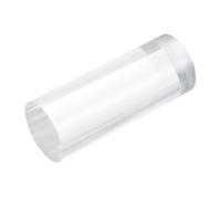 QUARKZMAN 1Pcs Tige Acrylique Transparente Rond 40mm x 100mm Barre Acrylique Transparent, Bâtonnets en Plastique pour Bricolage, Éclairage, Jardinage et Décorations