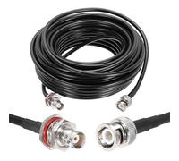 QUARKZMAN 1x Câble coaxial RG58 50 pieds/15,2 m, BNC mâle vers BNC femelle Câble coax 50 Ohms à faible perte pour CB Radio, Radio amateur, Antenna Analyzer
