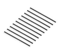 QUARKZMAN 1x40P 2.0mm Connecteur Mâle à Broches x 10Pcs Simple Rangée Pas Droit Broche en Cuivre pour L'Automobile et Les Appareils Électriques et Internet, [Noir, Plastique, Métal]