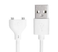 QUARKZMAN 2.6Ft Cable Charge Magnetique USB DC, 10mm/0.39" Cable Remplacement Magnetique Charge A Polarite Unique (S-S) Pour Rechargeable Toys Facial Cleanser Electric Toothbrush(White)