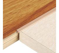 QUARKZMAN 2.9ft x 0.24" t Moulure Bandes De Transition Pour Sol, Alliage D'Aluminium Garniture D'Espacement Pour Vinyl Jointure Planches De Laminé Carrelage Interstices De Sol, Rose Gold