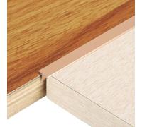 QUARKZMAN 2.9ft x 0.31" Moulure De Transition Pour Sol, Profilé En Alliage D'Aluminium Pour Combler Les Interstices Entre Lames De Vinyle, Stratifié, Carrelage, Or