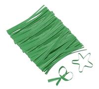 QUARKZMAN 2" Attaches en Papier Kraft, Attaches Métalliques Réutilisables pour Boulangerie, Sachets De Bonbons, Sachets De Café, Sachets Cadeaux, Lot de 1000, Vert