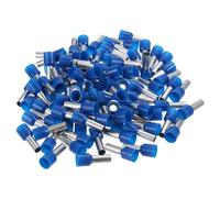 QUARKZMAN 2 Embouts de Câble à Sertir x 100Pcs Connecteurs de Cosses Isolées pour Embouts de Câble, [Bleu, 10mm]