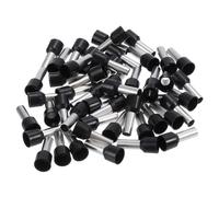 QUARKZMAN 2 Embouts de Câble à Sertir x 50Pcs Connecteurs de Cosses Isolées pour Embouts de Câble, [Noir, 10mm]
