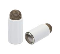 QUARKZMAN 2 Embouts de Stylet Magnétique en Fibre Conductrice Fine pour Écran Tactile Capacitif, Remplacement Universel, Blanc