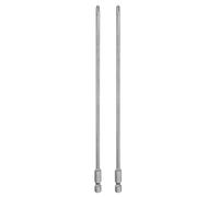 QUARKZMAN 2 Embouts de Tournevis Cruciforme Phillips #2 Ph2 avec Tige Hexagonale de 6,35 mm de Longueur 200 mm en Acier S2 Magnétique pour Tournevis Électrique 4 mm de Diamètre de Tige