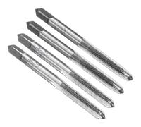 QUARKZMAN 2 Ensembles Tarauds à Main, M4 x 0.5 2B Taraud Métrique Ébaucheur et Intermédiaire à droit en Acier à Outils Allié 14CrSi, Tarauds et filières Durables pour Outil Taraudage Vis