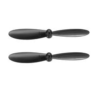 QUARKZMAN 2 Jeux De 55mm/2 Pouces Mini Hélices Noir | Hélices Spéciales Pour 720 Moteur À Cupule Creuse RC Avion Drones Légers Mini Quadricoptère Accessoires