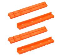 QUARKZMAN 2 Jeux De Mâchoires D'Serre-joint 8" En Caoutchouc En V Magnétique Mâchoires Douces Standard Anti-Rayures Couvertures D'Serre-joint Outils Pour DIY Travail Du Bois Serrage.