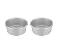 QUARKZMAN 2 Matrice à gâteau Ronds de 4" antiadhésifs en Aluminium anodisé pour gâteaux au Fromage pour Mariage, Anniversaires, fêtes et événements