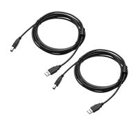 QUARKZMAN 2 Pack Câble USB 2.0 Pour Imprimante, 9.8ft USB Type A Mâle Vers Type B Mâle Câble Scanner Haute Vitesse Pour Ordinateur Portable Connecter À Imprimante, Noir