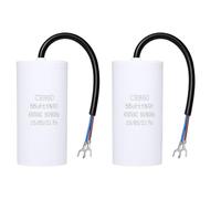 QUARKZMAN 2 Pack Condensateur CBB60 55µF 450V CA 50.5x102mm Cylindre