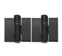 QUARKZMAN 2 Pack Heavy Duty Weldable Hinges, 4.72" x 4.84" x 0.26" Weld on Butt Hinge Corrosion and Rust Resistant Folding Metal Gate Hinges pour Trailer Doors