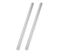 QUARKZMAN 2 Pack RC Wheel Axle Pin, 10x200mm Acier Hex Wheel Hub Nut Pin Remplacement pour DIY RC Car Truck Boat Helicopter Model Part, Silver