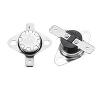 QUARKZMAN 2 Pack Thermostat KSD301 30°C/86°F 10A Normalement Fermé N.C Interrupteur Thermique À Disque Réglable, Interrupteur De Sécurité Thermique Pour Microwaves, Matériau Bakélite