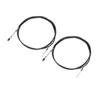 QUARKZMAN 2 Pcs 500cm 16FT 33C/3300 Câble de commande des gaz pour bateau marin noir