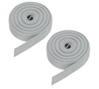 QUARKZMAN 2 Pcs 6M Sangle pour Volet Roulant 23 mm pour Enrouleur de Volet Roulant à Visser Enrouleur de Sangle en Saillie, Portes Fenêtres Store Remplacement Kit de Réparation, Gris