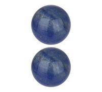 QUARKZMAN 2 Pcs Boules Sphères En Pierre Précieuse, 30mm Mini Sphère En Quartz Naturel Polie Boule En Cristal Sculptée À La Main Pierres Cristaux Cadeau Pour Jardin Cuisine Salon Chambre,