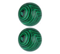 QUARKZMAN 2 Pcs Boules Sphériques En Pierre Précieuse, 30mm Mini Sphère En Quartz Naturel Poli Boule En Cristal Sculptée À La Main Pierres Cristal Cadeau Pour Décoration De Jardin Cuisine