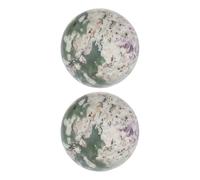 QUARKZMAN 2 Pcs Boules Sphériques En Pierre Précieuse, 30mm Mini Sphère En Quartz Naturel Polie Boule En Cristal Sculptée À La Main Pierres Cristaux Cadeau Pour Décoration De Jardin Cuisine