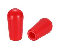 QUARKZMAN 2 Pcs Bouton De Commutateur Pour Electric Guitar, Filetage 8/32" Capuchon De Commutateur À Bascule 5-Way 3-Way, Pièces De Rechange Durables Pour Electric Guitar Import Style, Red