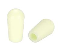 QUARKZMAN 2 Pcs Bouton De Commute Pour Guitare Electrique, Filetage 8/32" Capuchon De Commute 5-Way 3-Way, Pieces De Remplacement Durables Pour Guitare Electrique Import Style, Beige