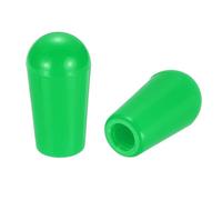 QUARKZMAN 2 Pcs Bouton De Commute Pour Guitare Electrique, Filetage 8/32" Capuchon De Commute 5-Way 3-Way, Pieces De Remplacement Durables Pour Guitare Electrique Import Style, Green