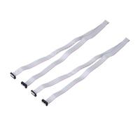 QUARKZMAN 2 Pcs Câble Ruban Plat IDC, Pas 2.54mm Largeur 20mm Longueur 100cm 16 Broches FC à FC Connecteur Ruban Plat Câble Jumper pour PC, Écrans LED