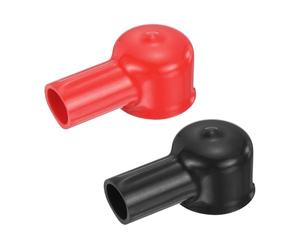 QUARKZMAN 2 Pcs Cache Borne De Batterie L12-22-46mm pour Accessoires Marine | Protecteur De Borne De Batterie, Capuchons D'Étrier, Cache Camion, Cache Pôles Positif Négatif