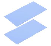 QUARKZMAN 2 Pcs Coussin Thermique 3.6W/m.K Silicone Isolé Résistant à Chaleur et aux Hautes Températures Coussins affaiblissement 150x82x1.5mm pour Radiateur d'Ordinateur Portable, Bleu
